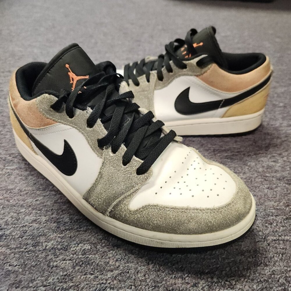 Air Jordan 1 Low‎ SE Men's Size US 9 'Flight Club' Lace Up Sneakers DX4334-008